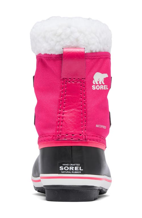 Sorel Kids' Yoot Pac Waterproof Snow Boot In Bright Rose