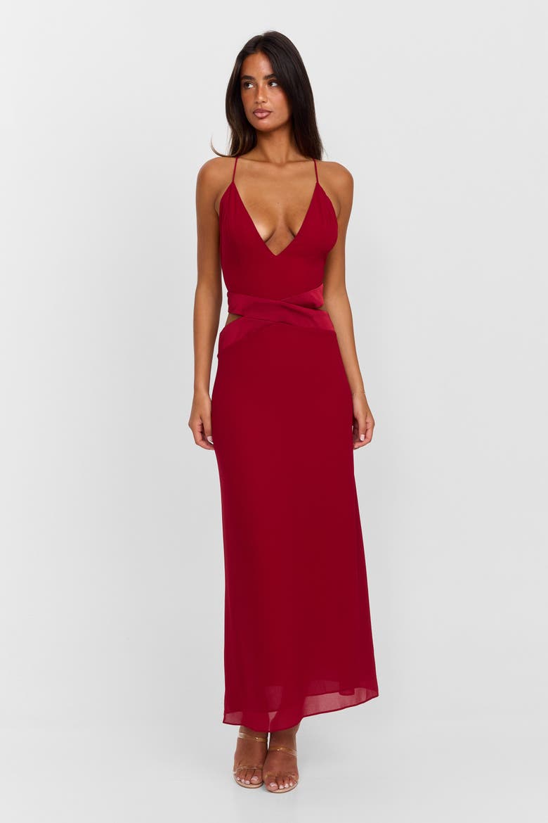 Sia Maxi Dress, Main, color, Red