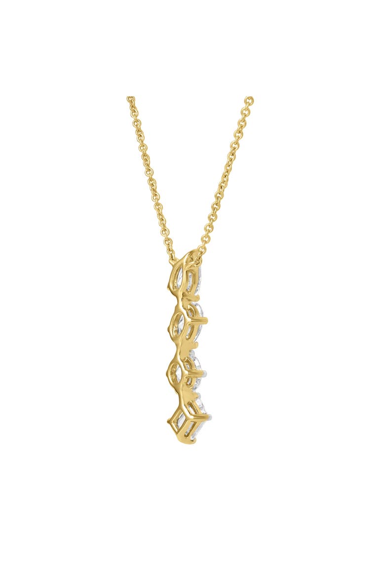 Selara 14K Gold Lab Grown Diamond Necklace - 2 Ct, Alternate, color, 14K Yellow Gold