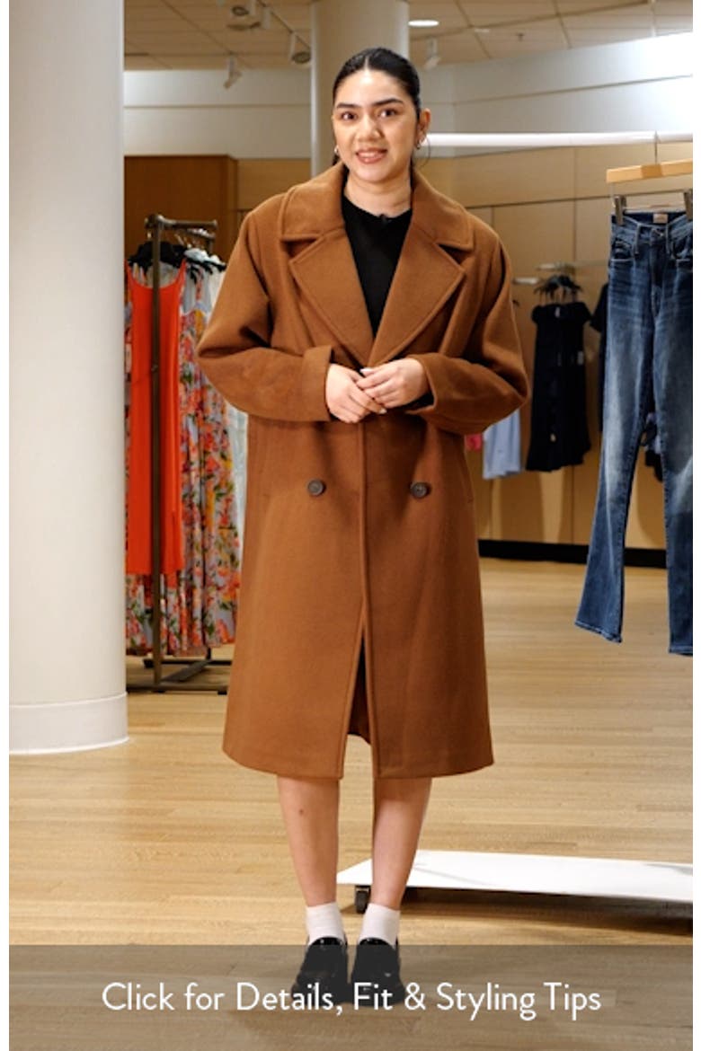 Relaxed Double Breasted Coat video
