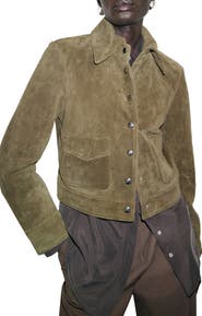 MANGO Suede Jacket
