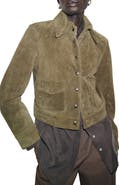 MANGO Suede Jacket