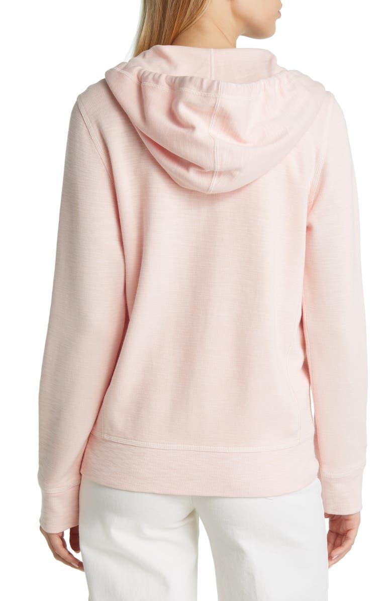 Tommy Bahama Tobago Bay Cotton Blend Zip-Up Hoodie, Alternate, color, Malibu Peach