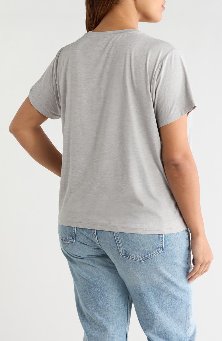 Lysse Perfect Box Cut T-Shirt, Alternate, color, Light Grey Melange