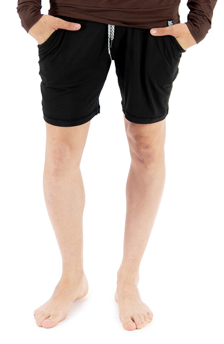 WARRIORS AND SCHOLARS Everyday Lounge Shorts, Alternate, color, Black