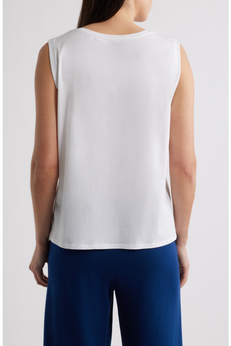 SCOOP NECK TANK TOP, Alternate, color, WHITE
