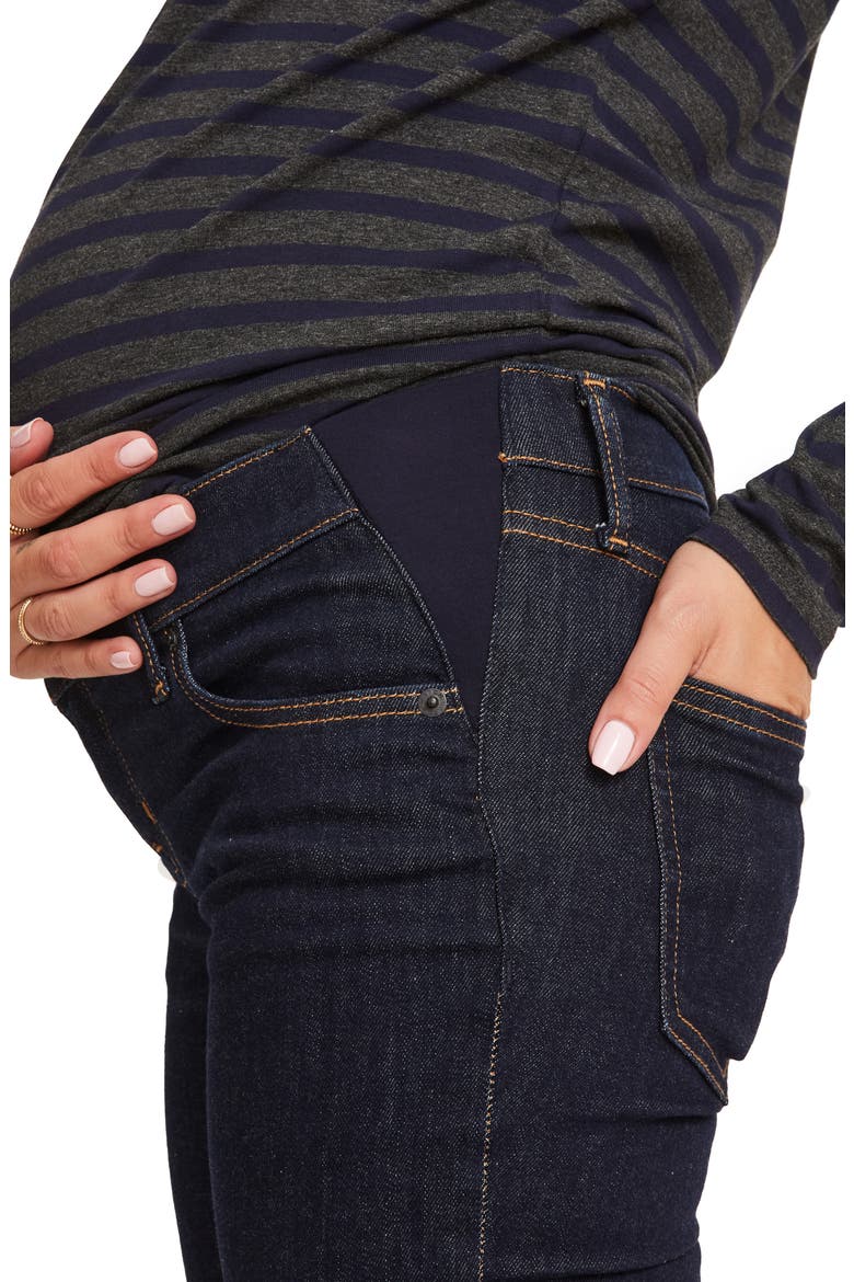 The Slim Maternity Jeans, Alternate, color, RINSE
