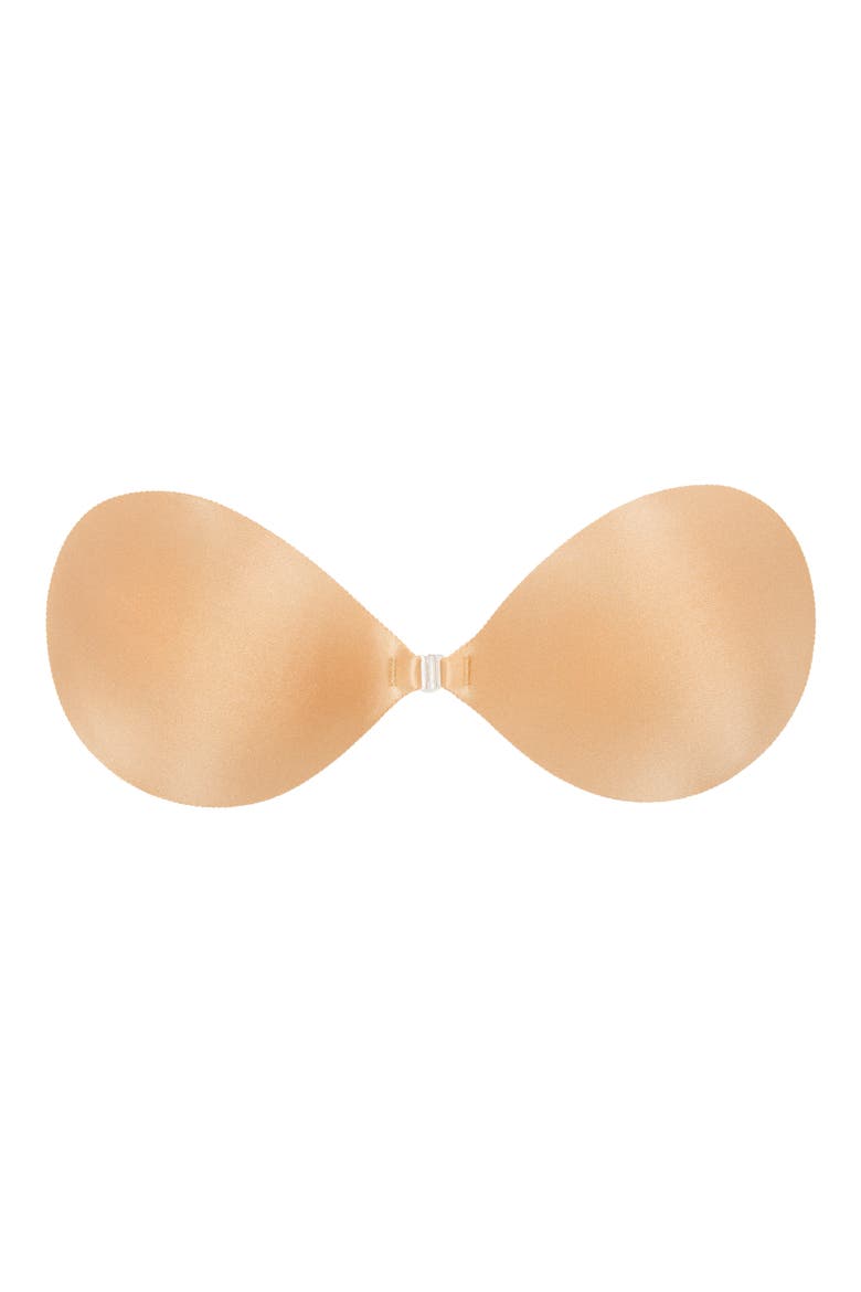 Seamless Backless Adhesive Push-Up Bra, Main, color, MOCHA