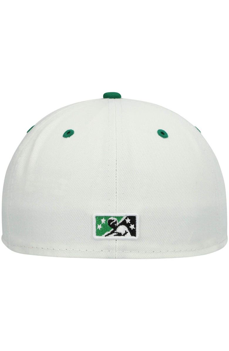 New Era Men's New Era White Dayton Dragons Alternate Authentic Collection 59FIFTY Fitted Hat, Alternate, color, White