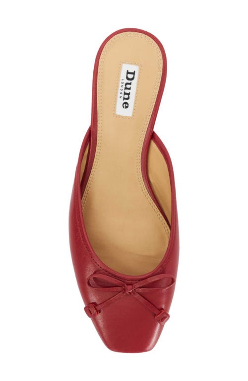Dune London Haylas Mule In Red