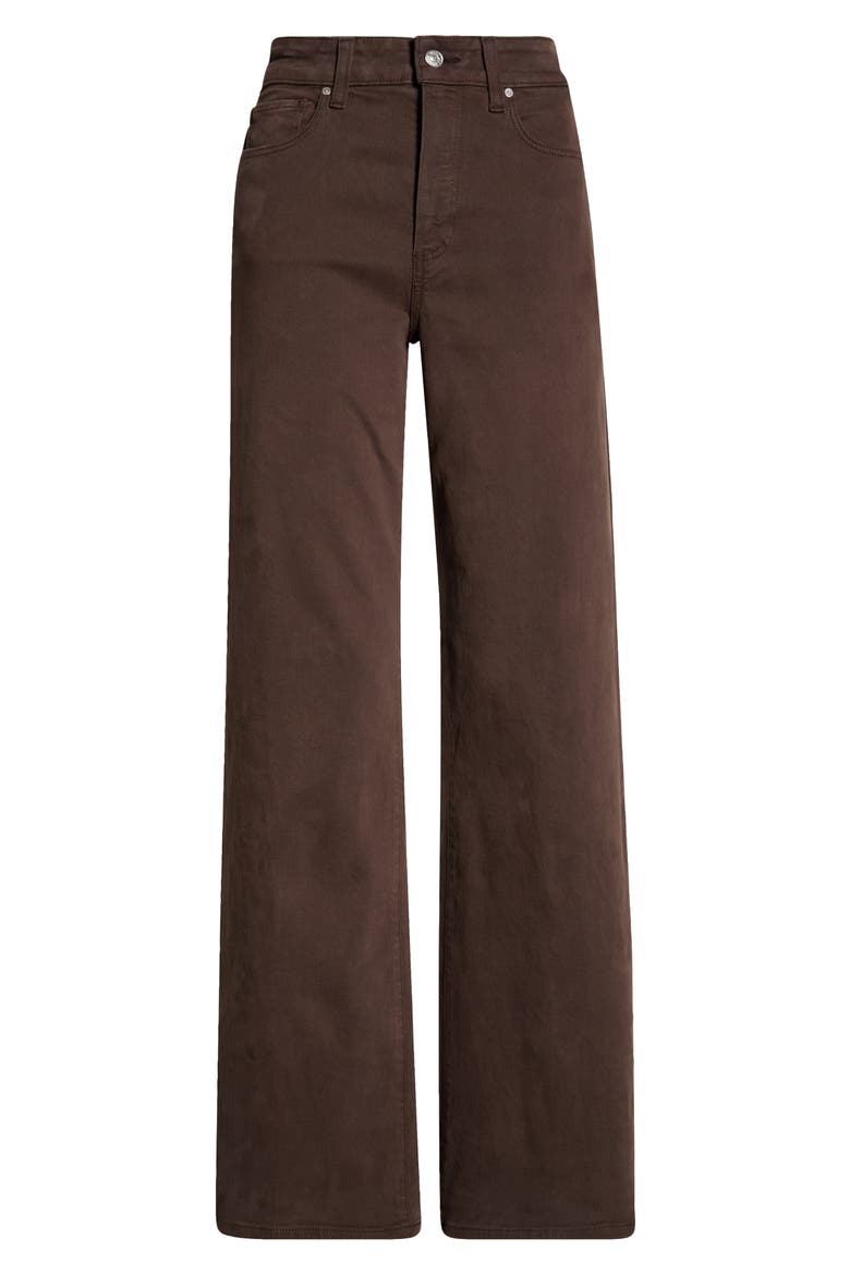 Anessa High Waist Wide Leg Pants, Main, color, RICH CHOCOLATE