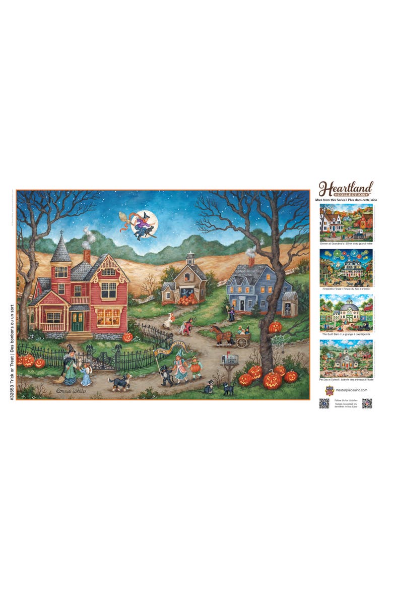 Trick or Treat 500 Piece Jigsaw Puzzle, Alternate, color, Multicolor