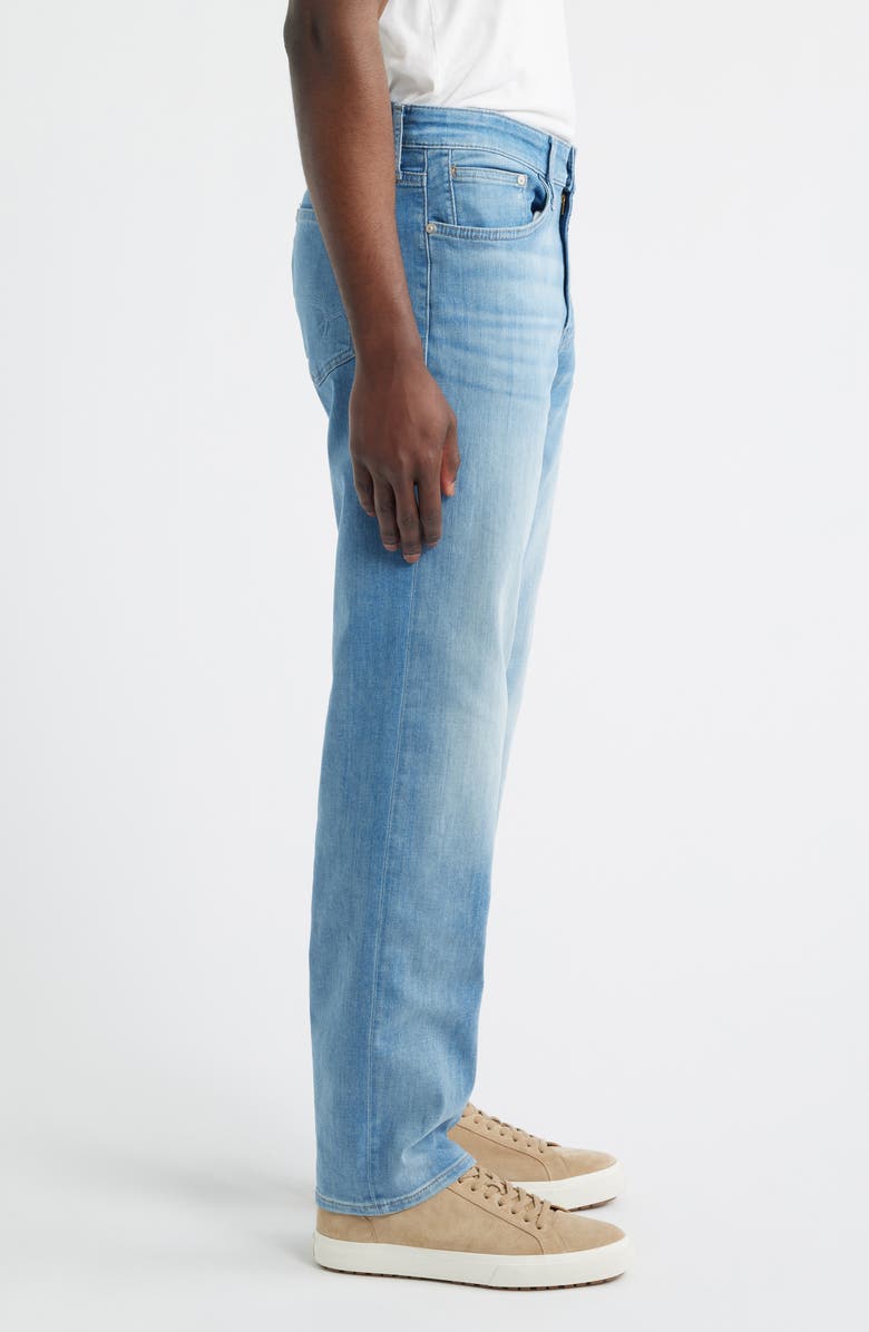 Mavi Jeans Zach Straight Leg Jeans, Alternate, color, Light Foggy Feather Blu
