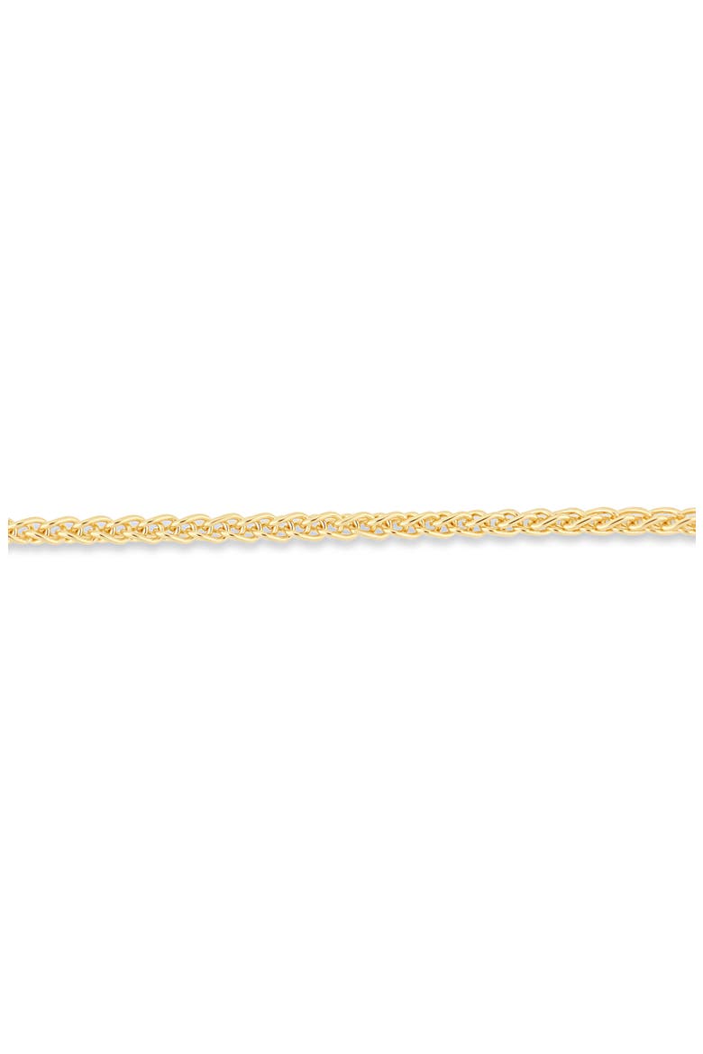 14K Gold Wheat Chain Necklace, 2.1mm, Alternate, color, 14K YELLOW GOLD