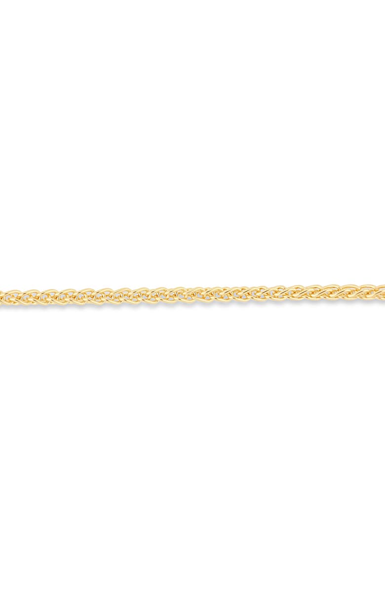 Bony Levy 14K Gold Wheat Chain Necklace, Alternate, color, 14Ky