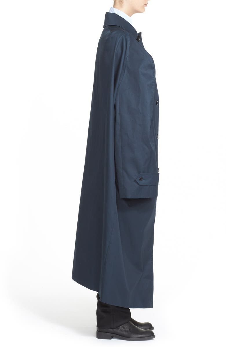 VETEMENTS Oversize Cotton Twill Trench Coat, Alternate, color, 