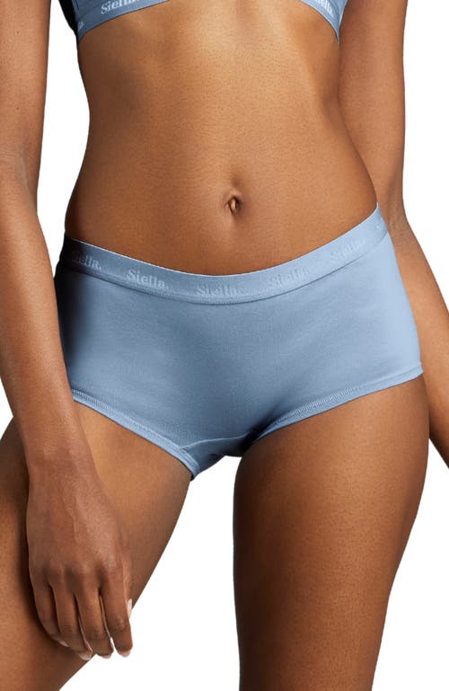 Siella Organic Cotton Boy Short In Sky Blue