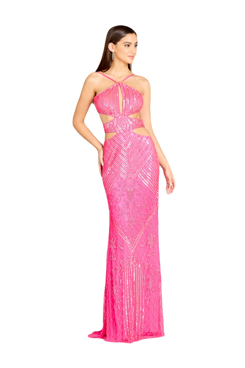 Bel & Genesis Prom Dress, Main, color, HotPink
