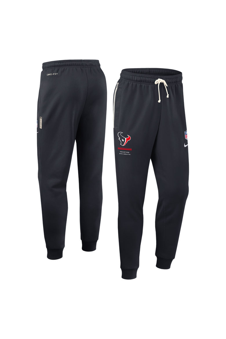 Men's Nike Navy Houston Texans Sideline Standard Issue Touchback Kick Dri-FIT Taper Pants, Main, color, Navy