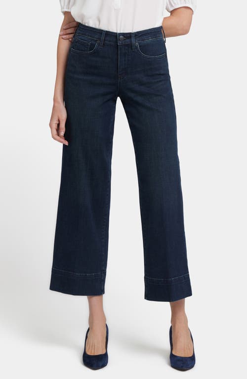 Nydj Teresa High Waist Wide Leg Ankle Jeans In Blue