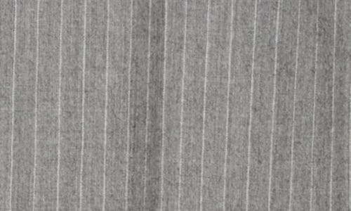 Tommy Hilfiger Pinstripe Wool Dress Pants In Gray