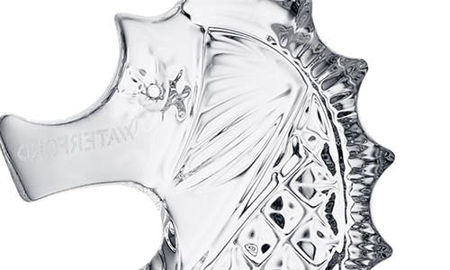 Waterford Seahorse Crystal Ornament In Transparent
