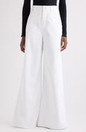 Alaïa Denim Palazzo Pants
