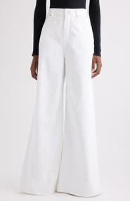 Alaïa Denim Palazzo Pants