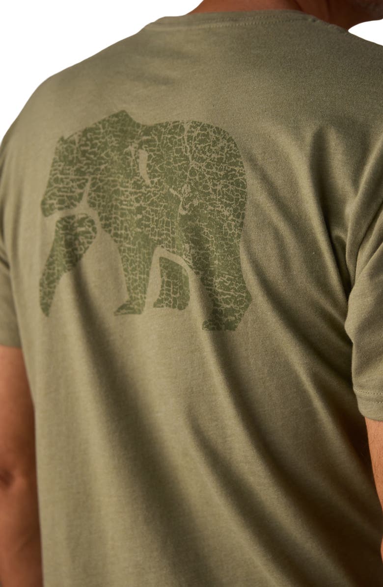 The Normal Brand Highway Bear Cotton Blend Graphic T-Shirt, Alternate, color, Light Olive