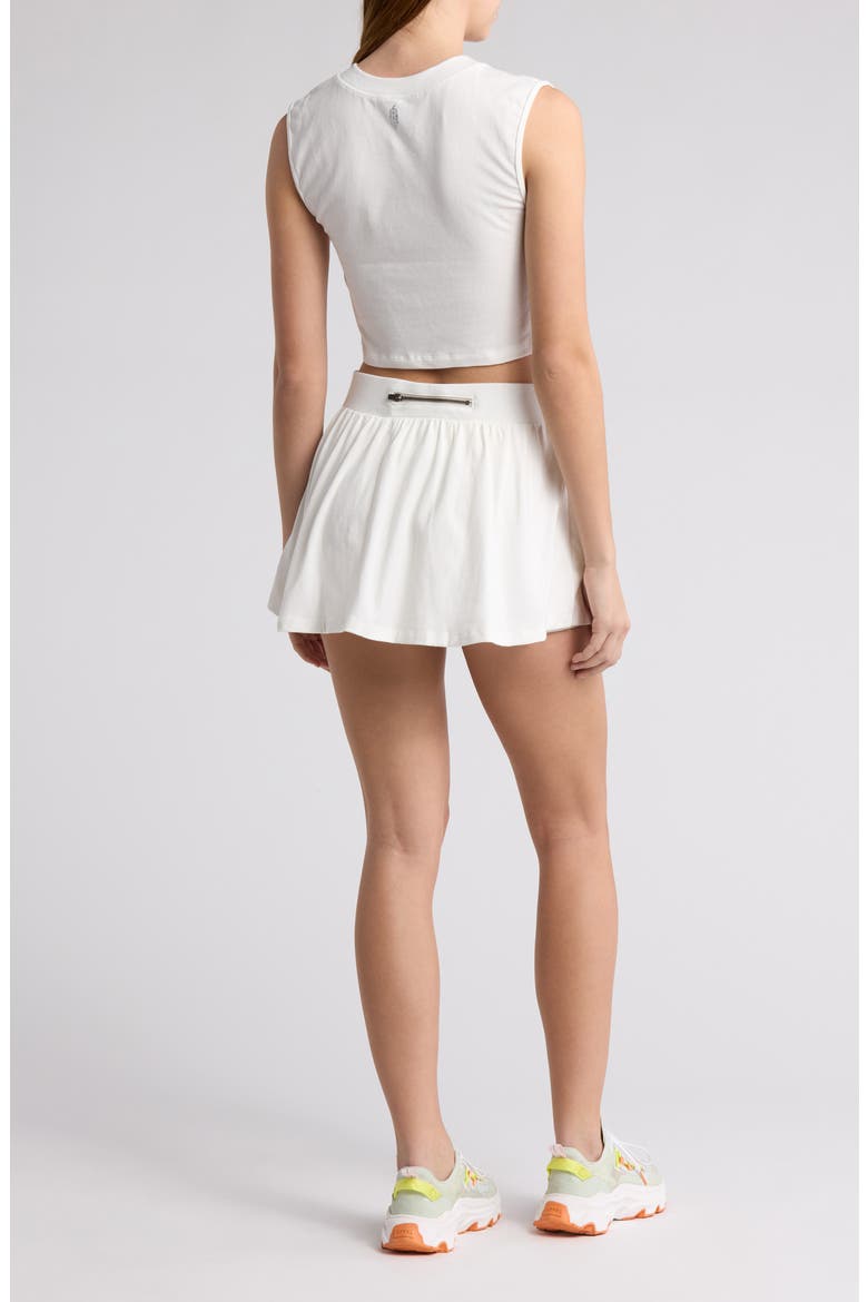 Hot Shot Tank & Skort Set, Alternate, color, WHITE