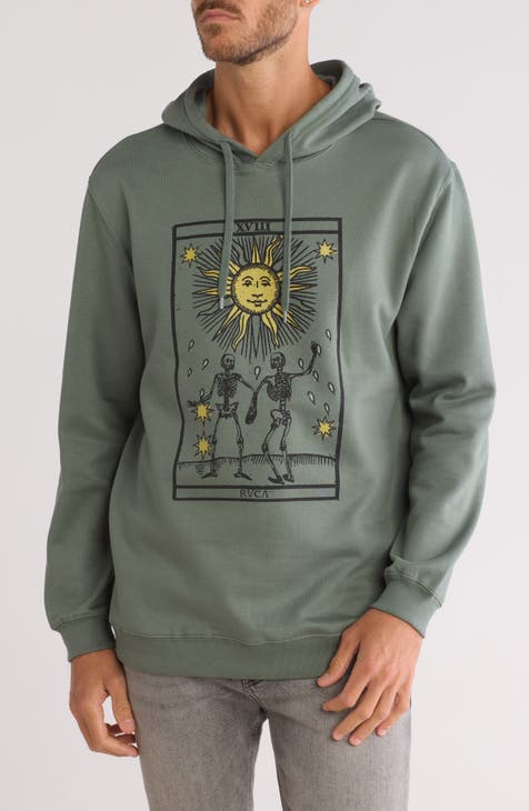 At Ease Graphic Print Hoodie