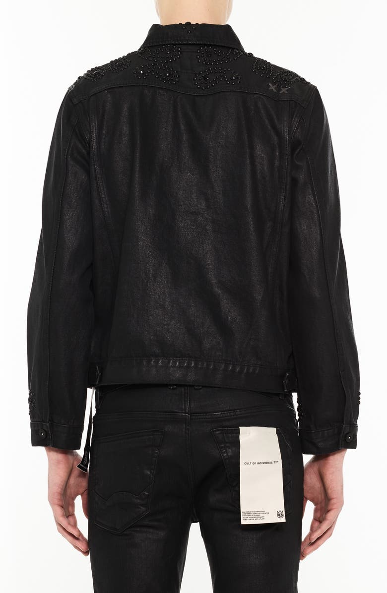 Cult of Individuality Type II Denim Jacket, Alternate, color, Paisley