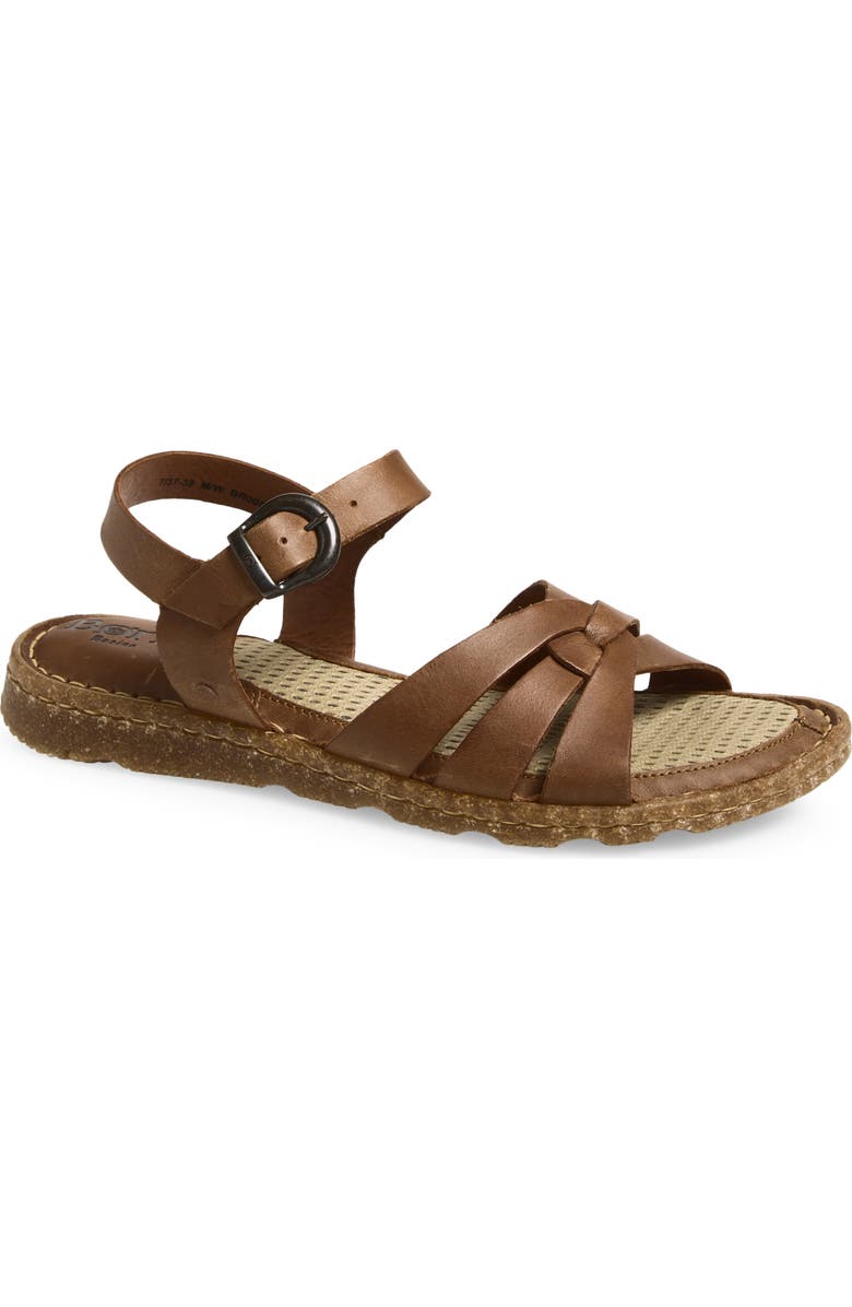 Børn Tabra II Sandal, Main, color, Tan Leather