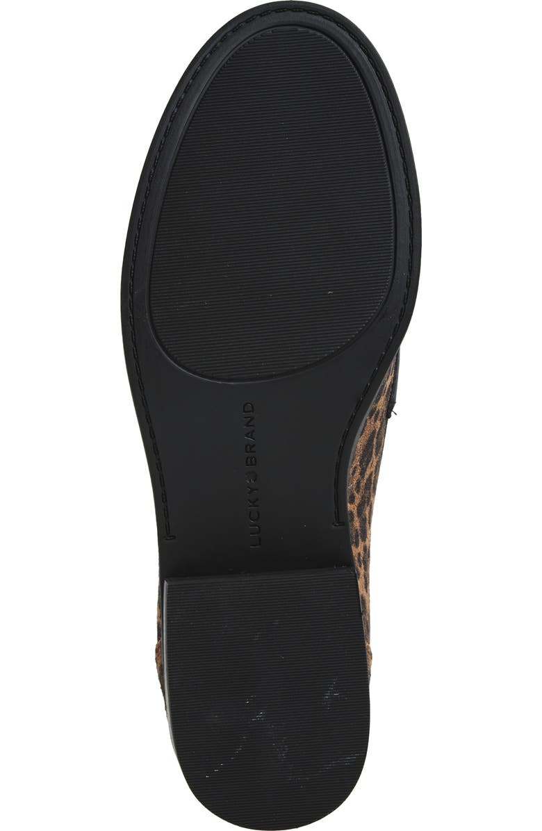 Lucky Brand Floriss Penny Loafer, Alternate, color, Natural/ Black