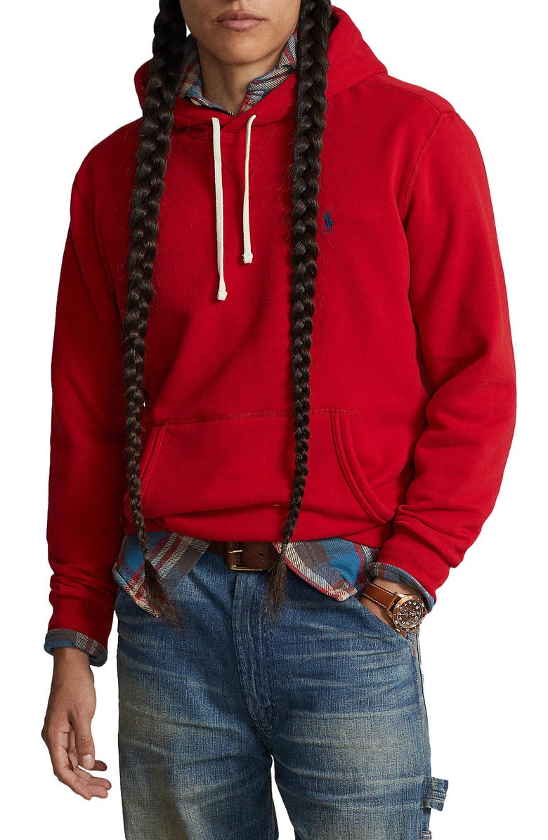 Polo Ralph Lauren Fleece Pullover Hoodie, Main, color, 