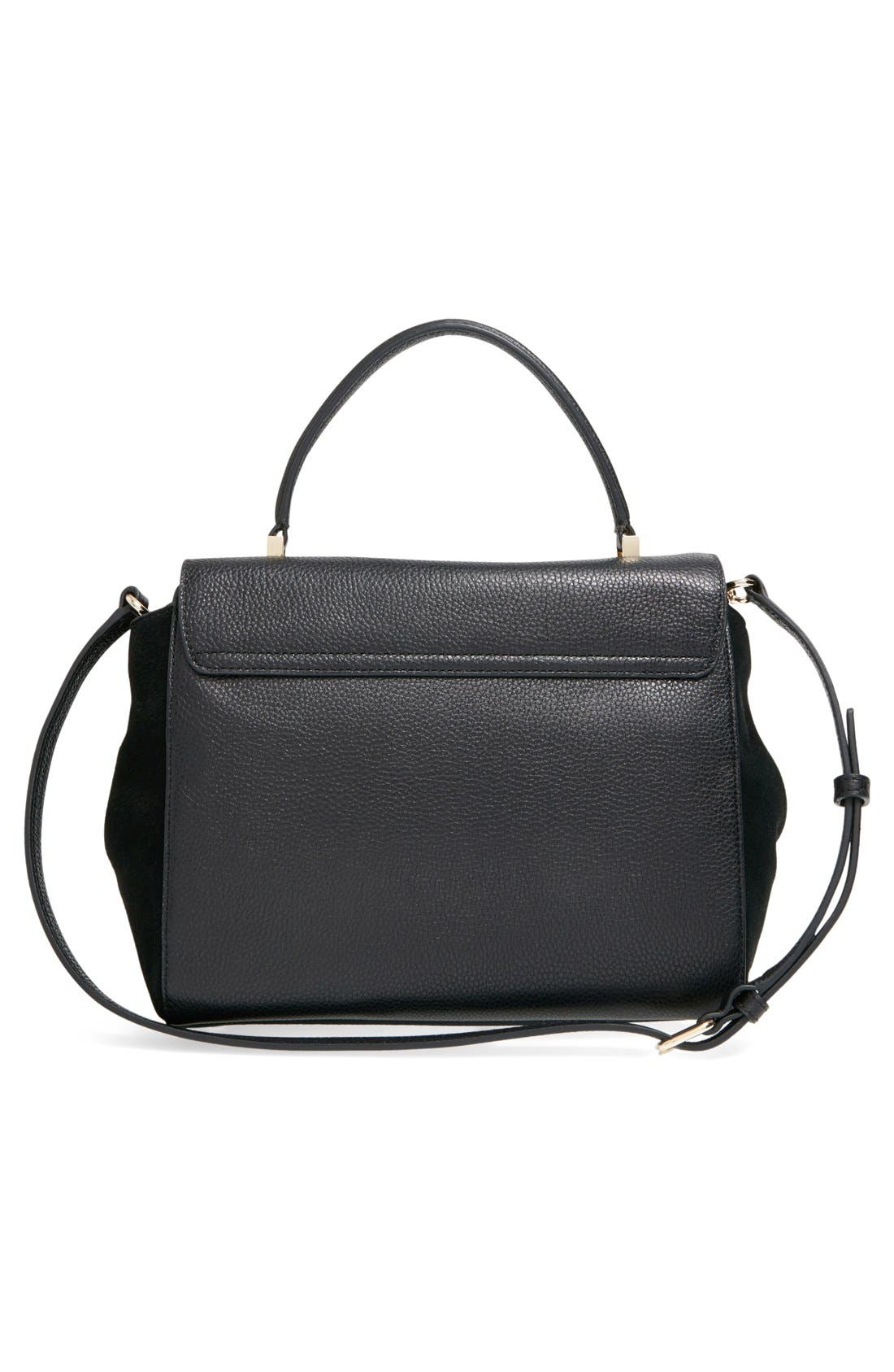 'matthews drive - anderson' satchel, Alternate, color, BLACK
