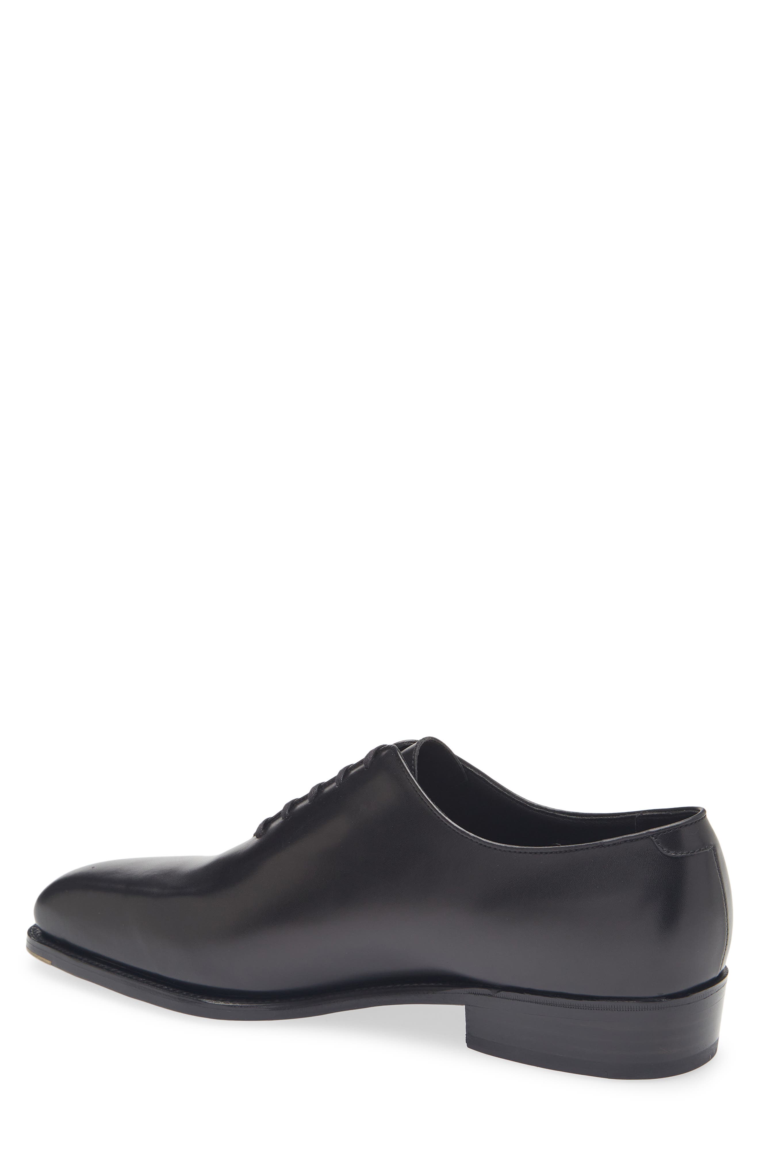 JM WESTON Fusain Cycliste Wholecut Oxford, Alternate, color, Black Boxcalf