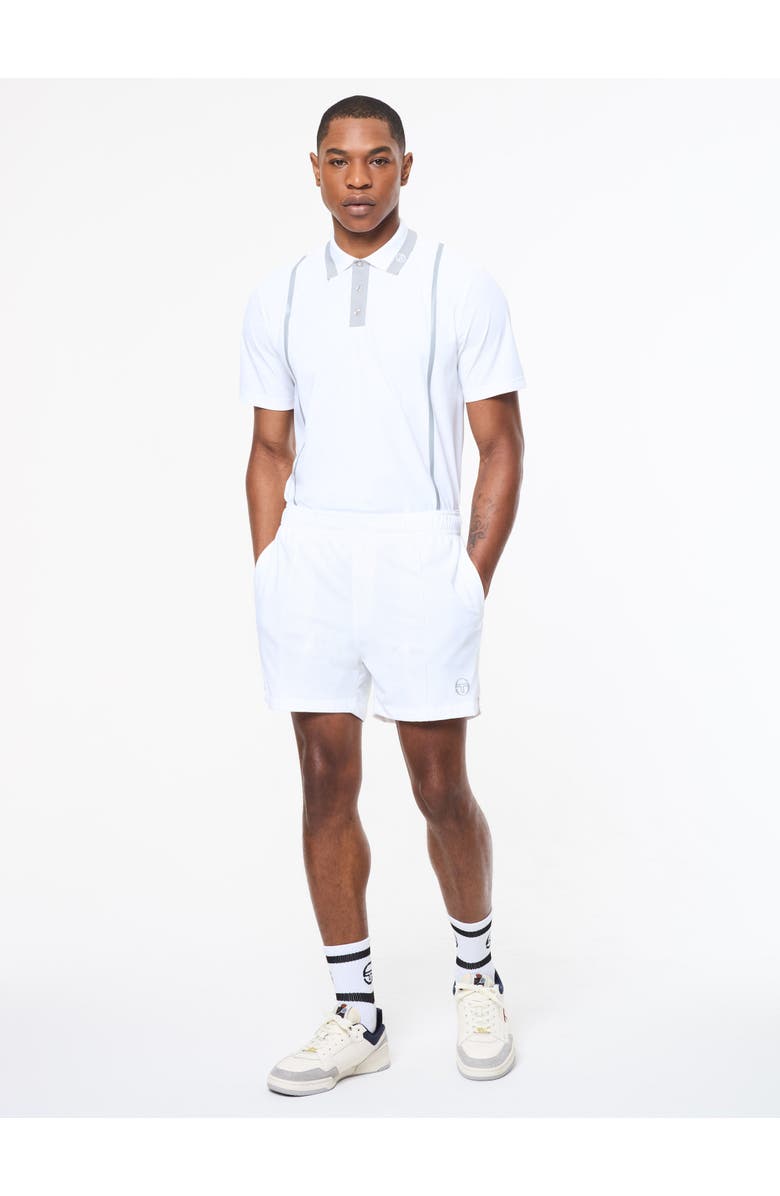 Sergio Tacchini Campo Court Short, Alternate, color, Brilliant White