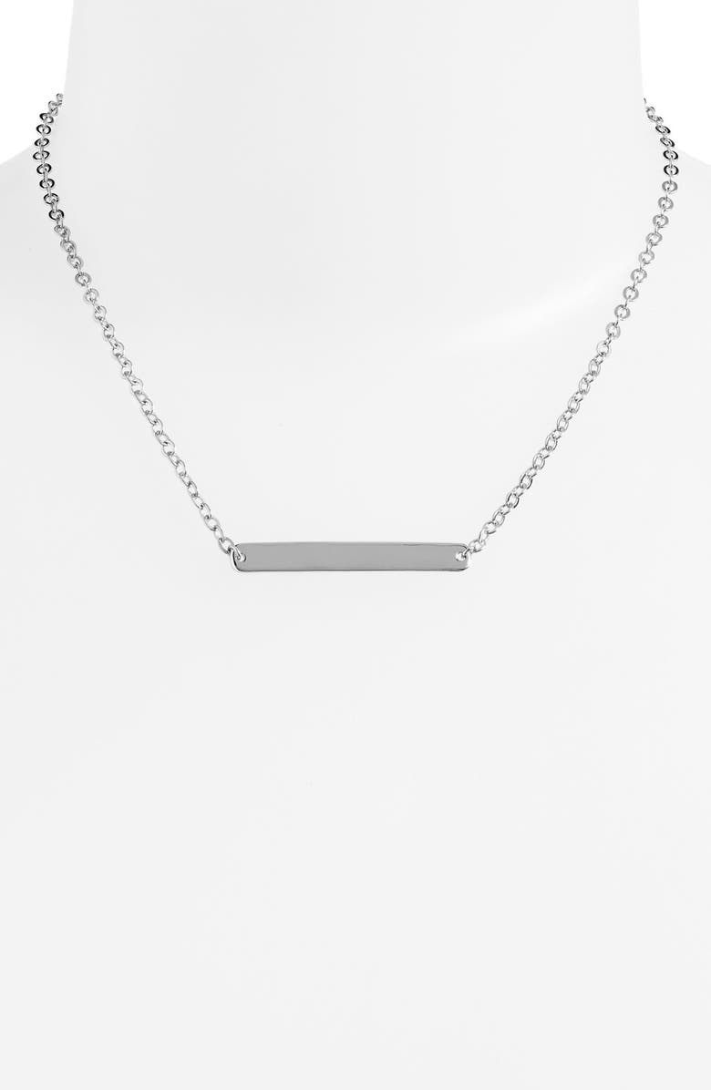 Nordstrom Bar Pendant Necklace, Main, color,
