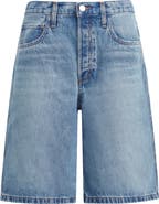 Favorite Daughter The Tommy Low Slung Denim Bermuda