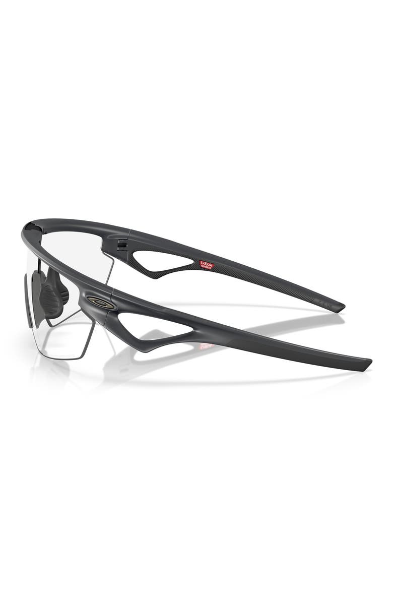 Sphaera Rectangle Sunglasses, Alternate, color, CARBON / PHOTOCHROMIC