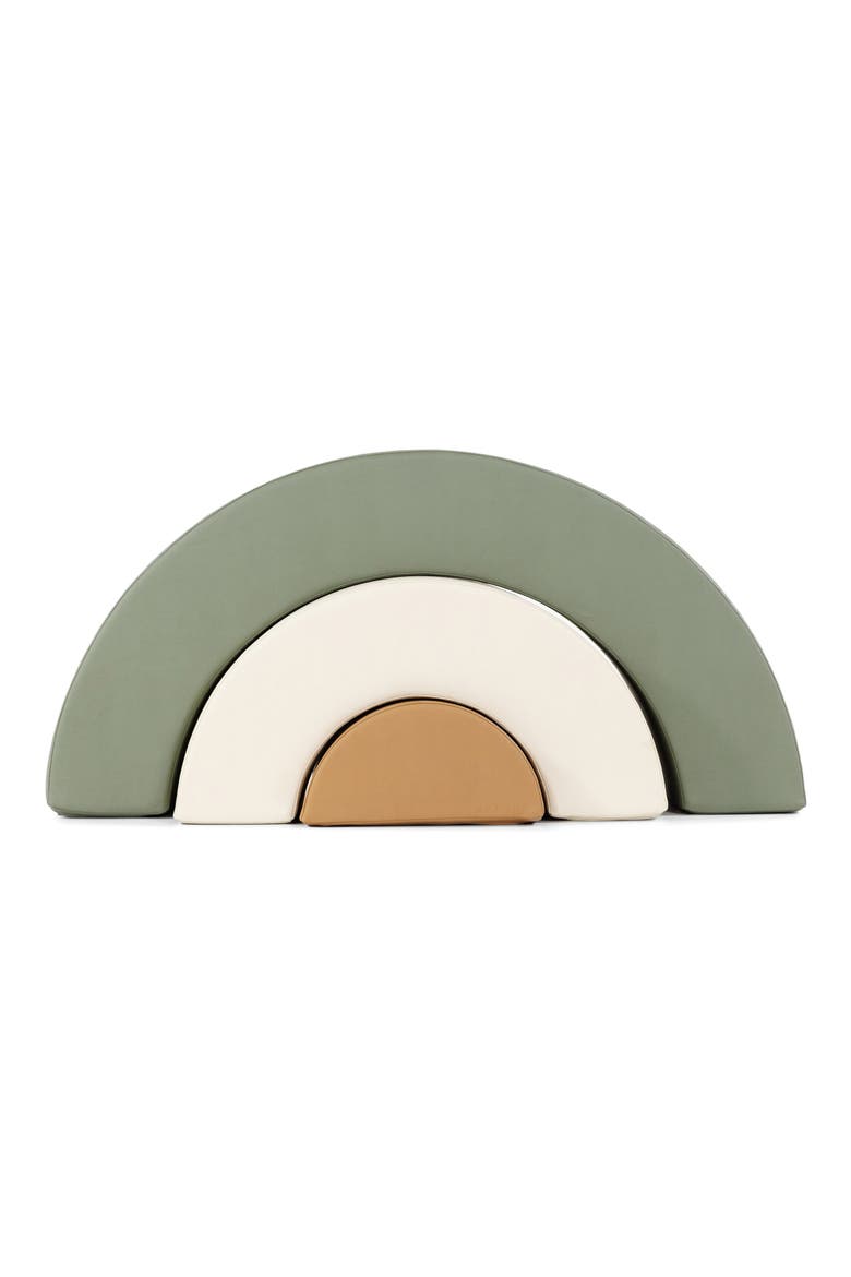 Arc Faux Leather Playset, Main, color, THYME