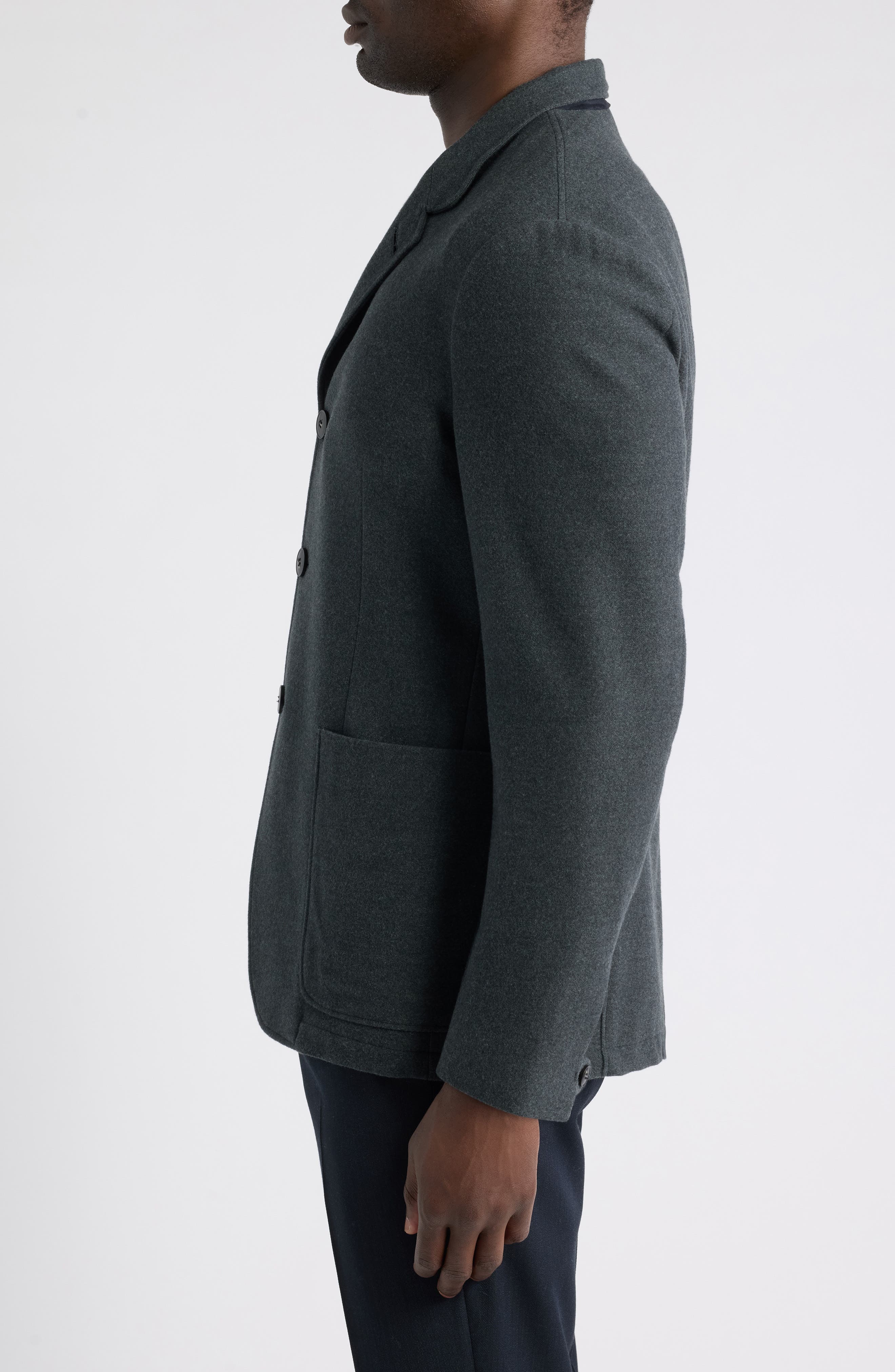 Canali Bruma Trim Fit Solid Wool Suit Jacket (Men) | Nordstrom