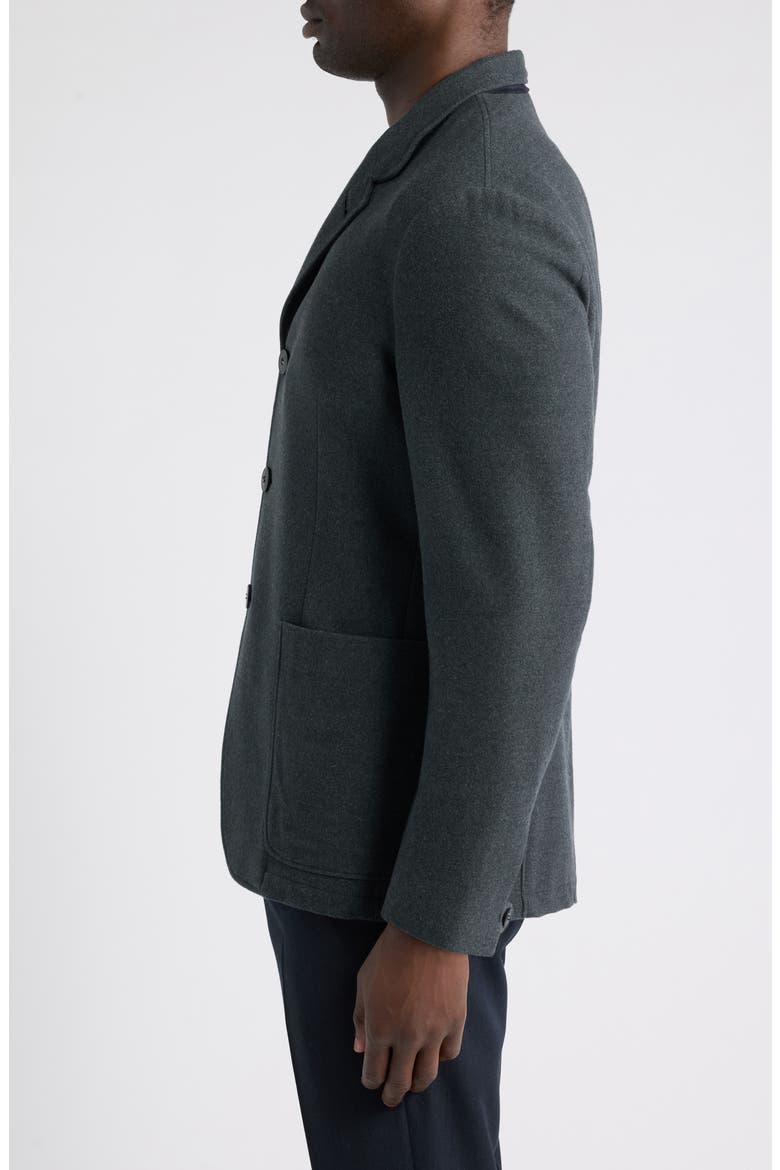 Bruma Trim Fit Solid Wool Suit Jacket, Alternate, color, CHARCOAL