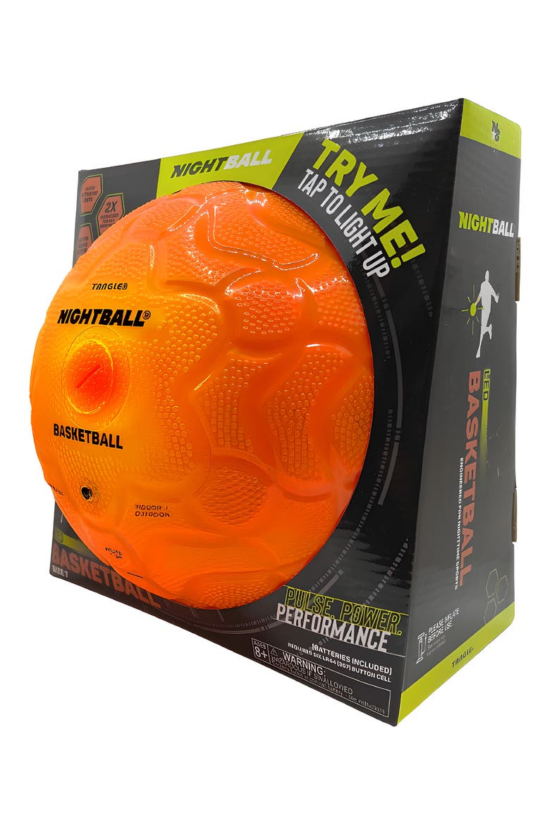 NightBall Basketball, Alternate, color, ORANGE