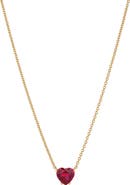 Nadri Modern Love Heart Pendant Necklace