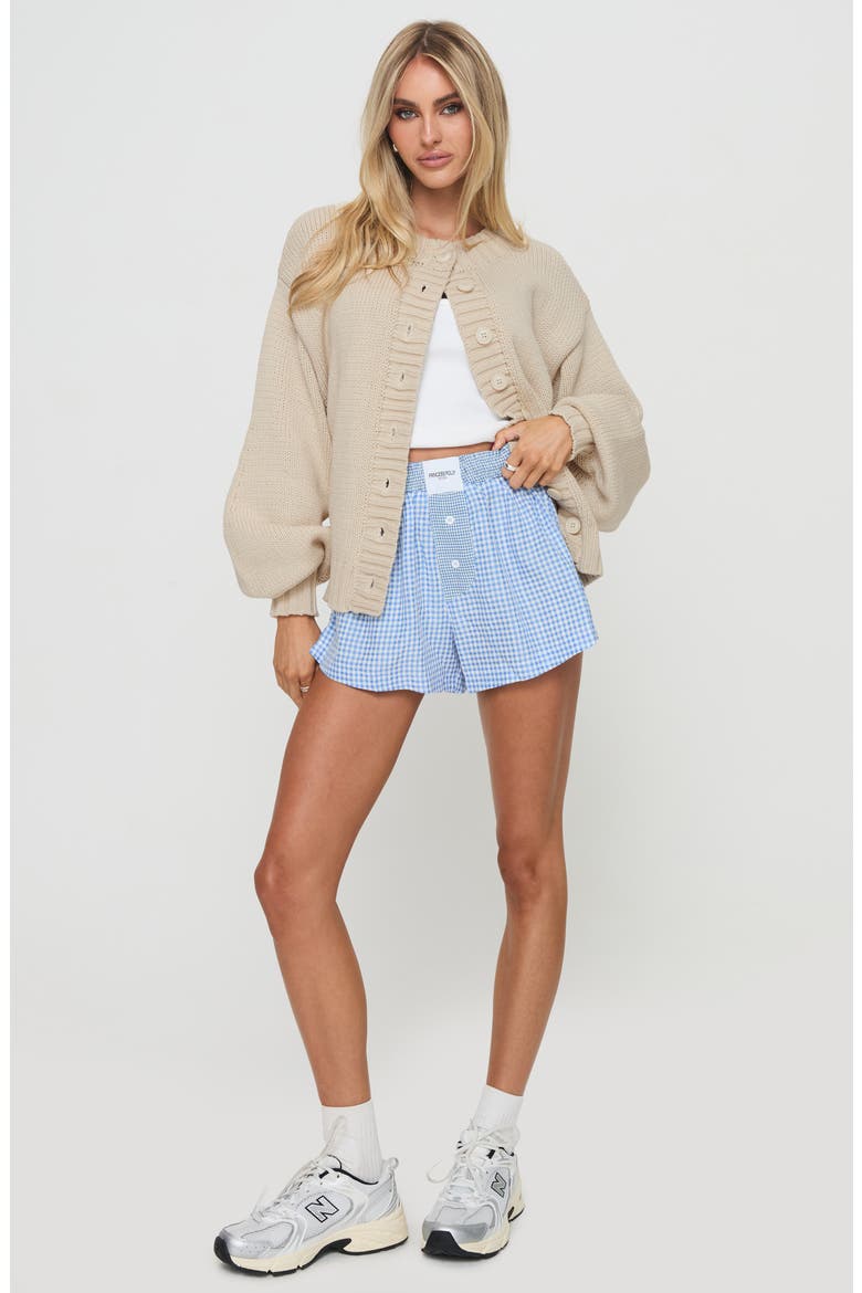 Edern Blouson Cotton Blend Cardigan, Alternate, color, CREAM