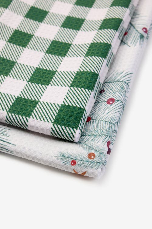 Geometry Kitchen Tea Towel Set In Multi