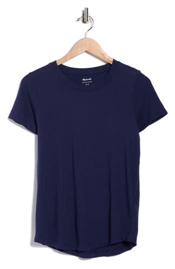 Madewell Vintage Crewneck Cotton T-shirt In Blue