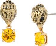 Kurt Geiger London Small Eagle Stone Drop Earrings